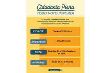 Diamante do Sul – Projeto Cidadania Plena chega ao município